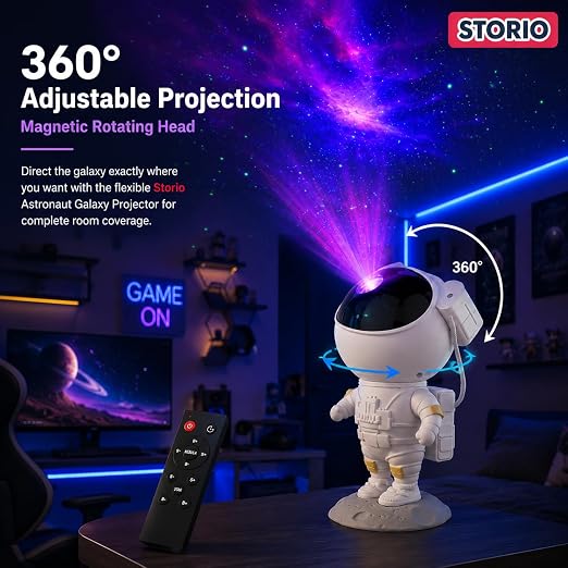 Astronaut Galaxy Star Projector Night Light