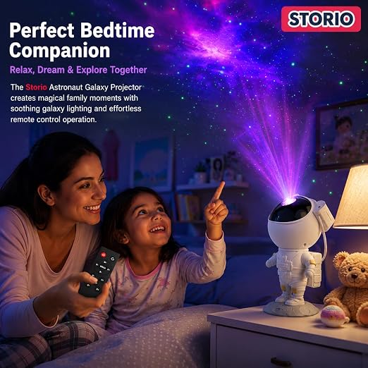 Astronaut Galaxy Star Projector Night Light