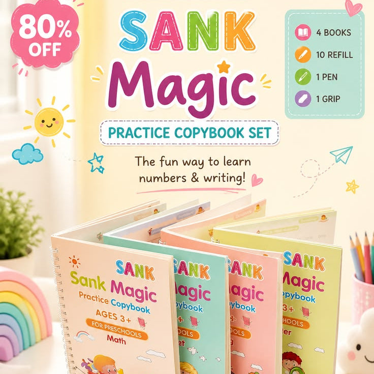 SANK Magic Practice Copybook Set