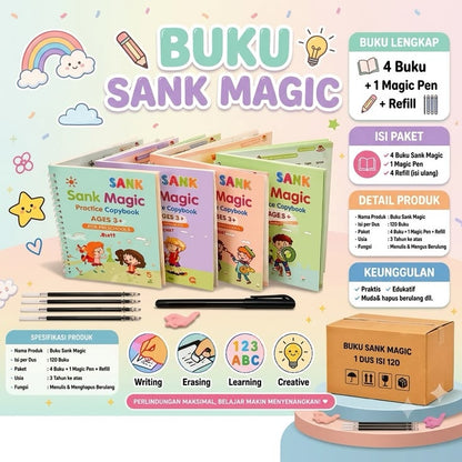 SANK Magic Practice Copybook Set